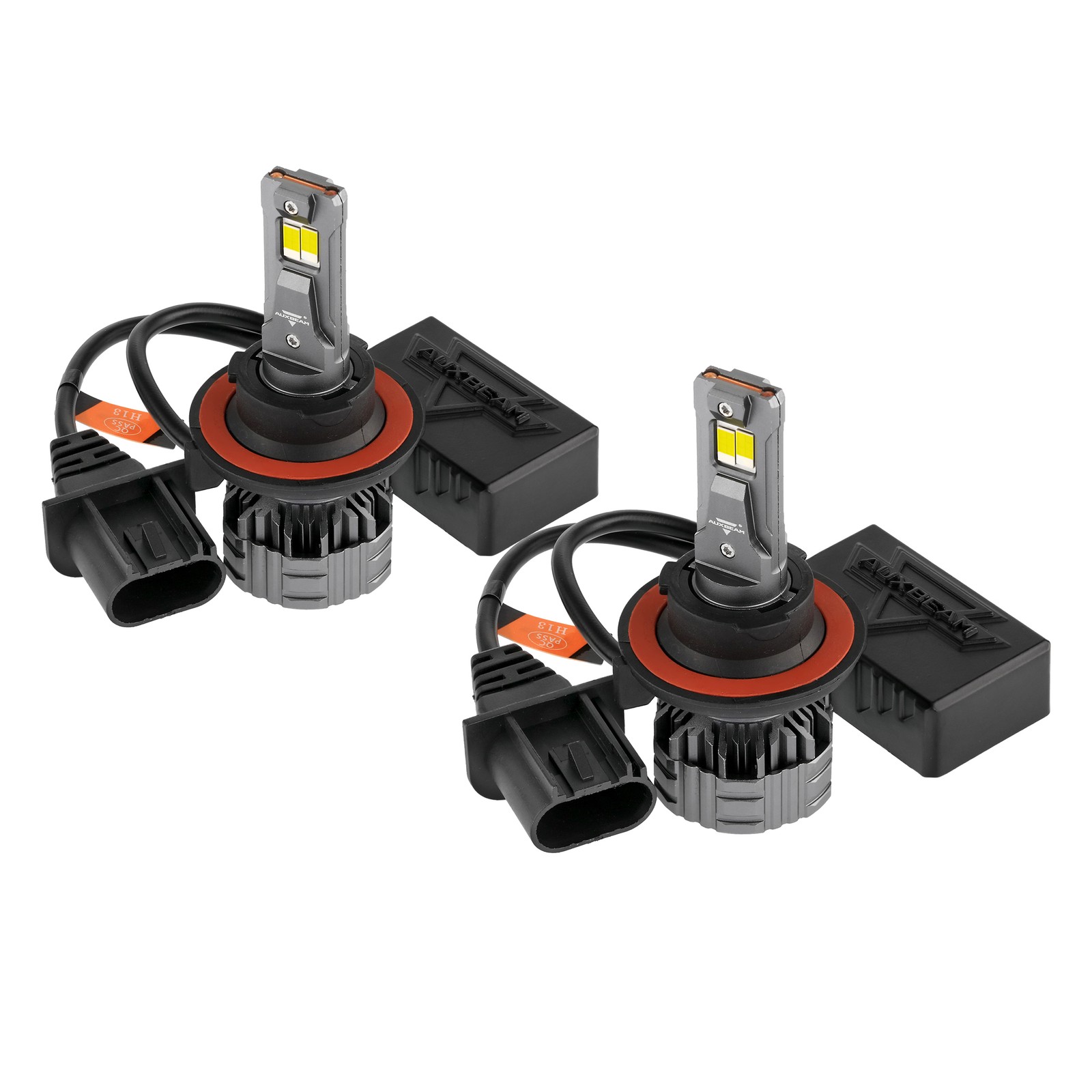 AUXBEAM Canbus H13 9008 LED Headlights High Low Beam 9145 9140 Fog Light 6000K