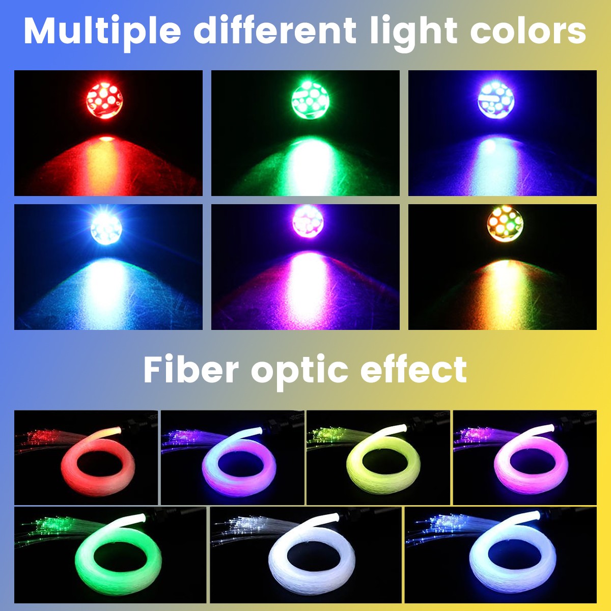 Starlight Car Floor Mats Starlight headliner kit+RGB Interior Ambient Lights