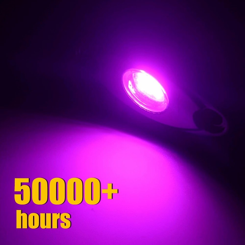 4x IP68 Waterproof Purple LED Rock Lights Underglow Neon Light Decor ATV UTV Car