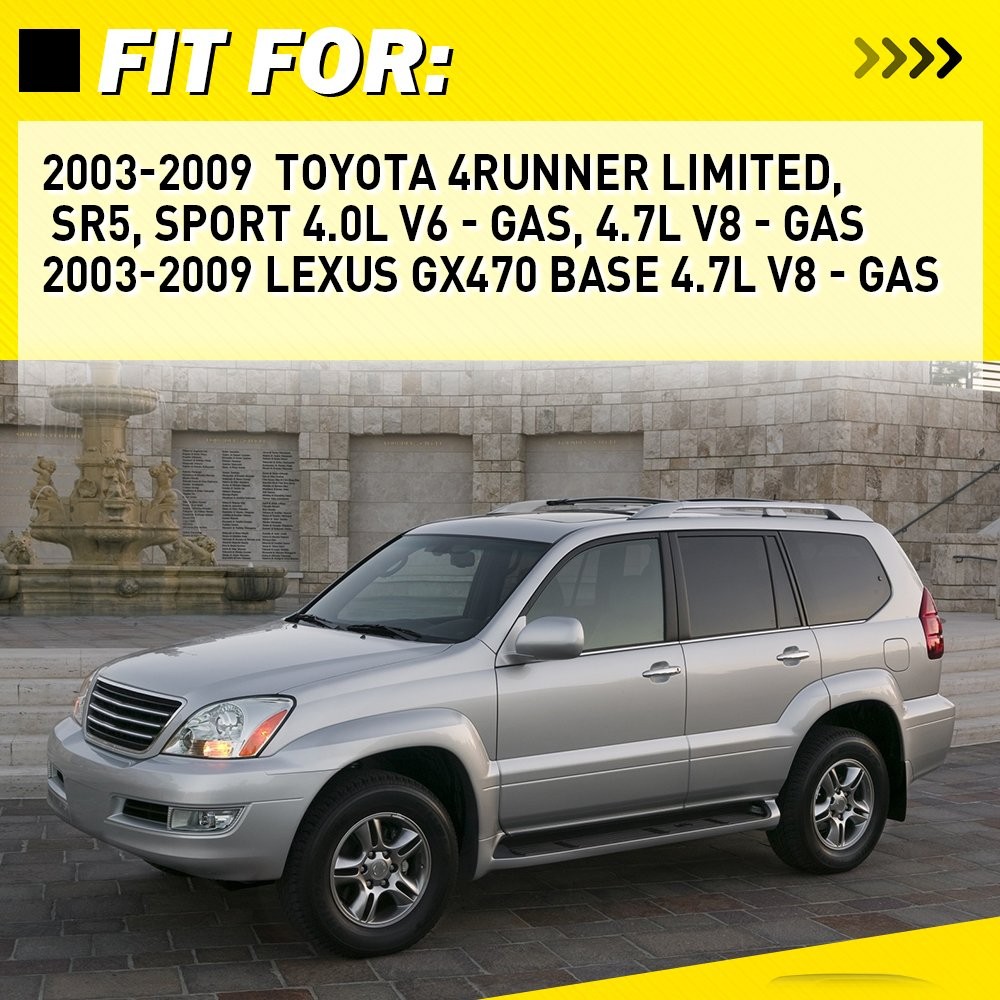 Front Driver or Passenger Roof Grab Handle For 03-09 Toyota 4Runner Gray 1-5SET