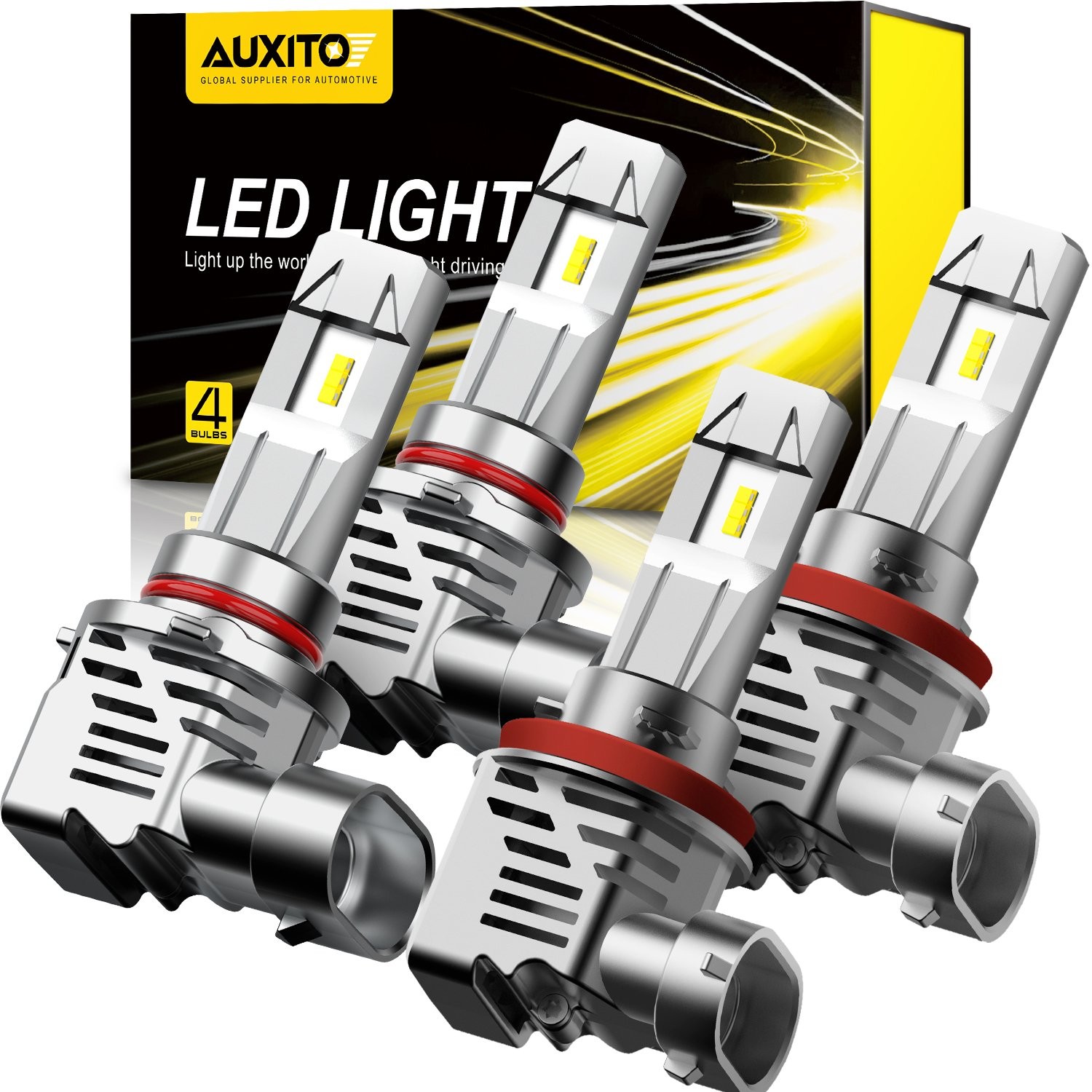 9005 H8 LED Headlight Combo White High/Low Beam Kit 60000lm 6500K Super Bright