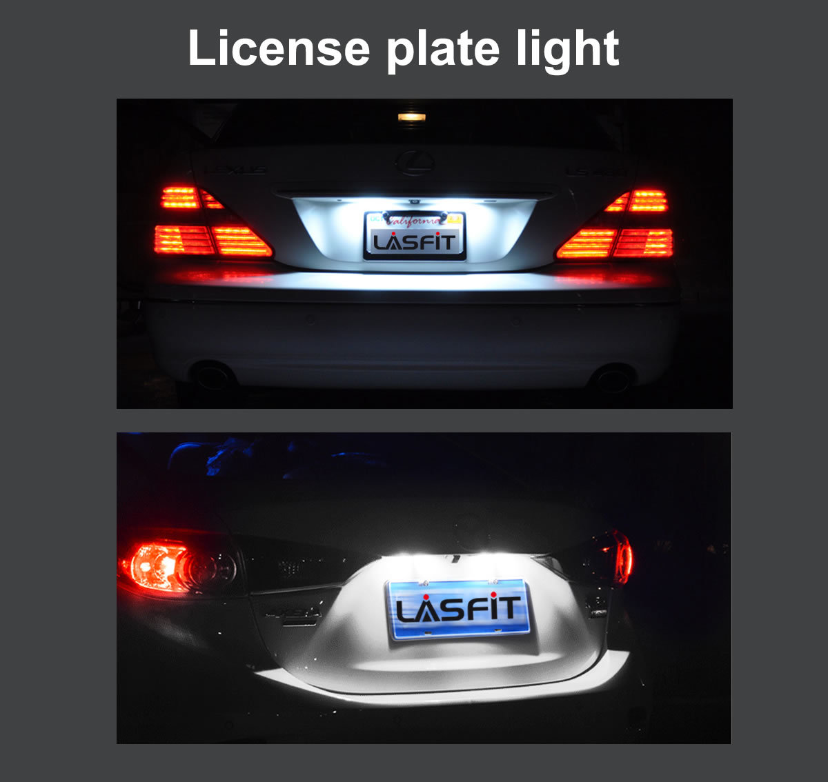2x LASFIT LED Bulbs Turn Signal Light/License Plate/Back Up/Dome/Map/Trunk/Brake