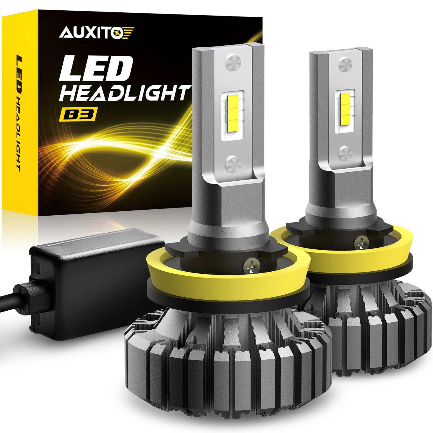 2-20PCS Fanless H8 H9 H11 LED Headlight Beam Globes 200LM White 6500K Erorr Free