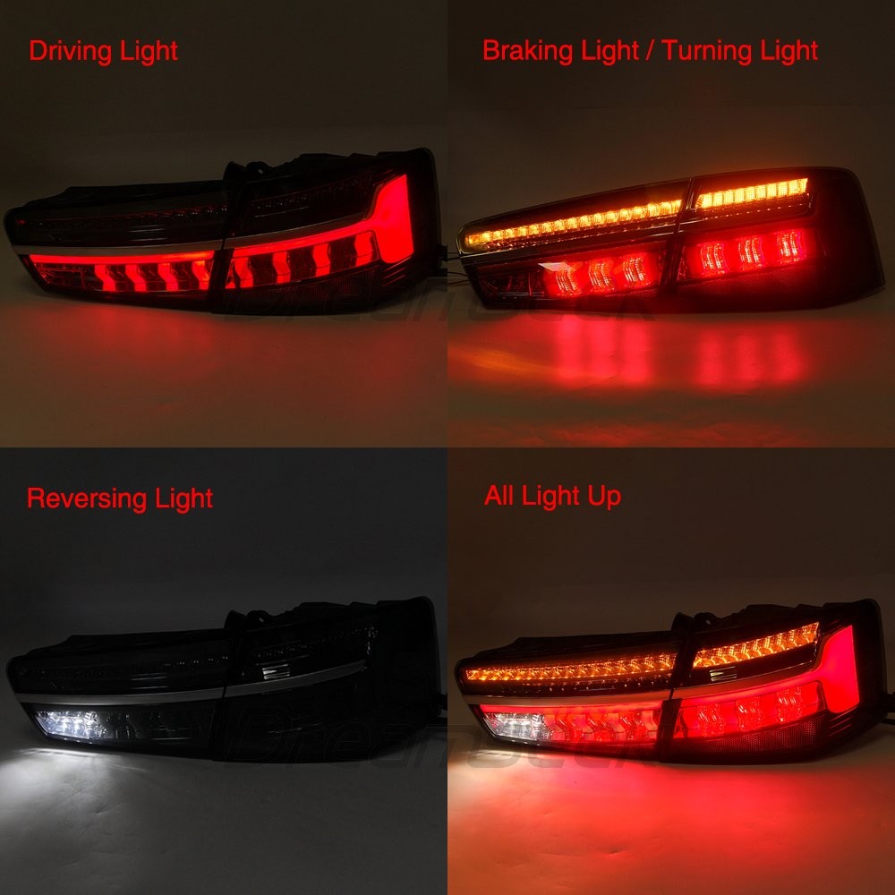 LED Tail Light Assembly For Audi A6 / S6 12-15 Rear W/ Dynamic Turn Signal Lamp