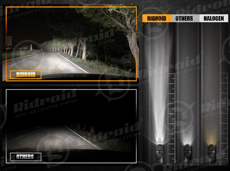 4x 9005+H11 LED Headlight Combo High Low Beam Bulbs Kit Super White Bright 6500K