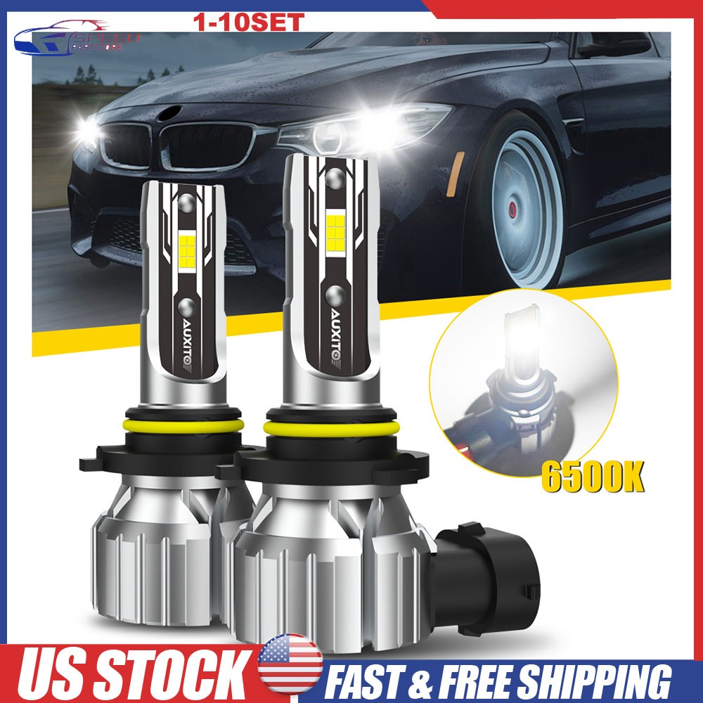 AUXITO 9006 LED Headlight Bulb Low Beam Super Bright 6500K White 28000LM 2-20X