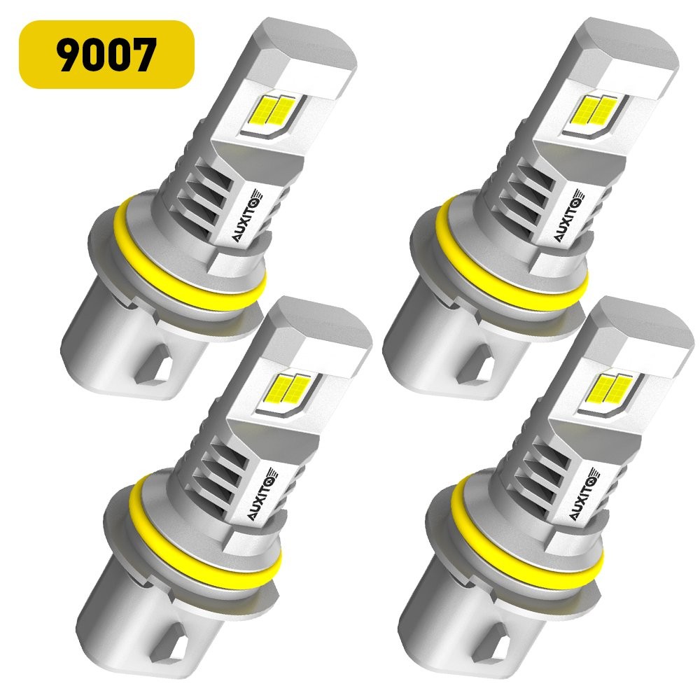 4PCS 9007 80000LM LED Headlight Bulb High/Low Beam Lamp Clear White 6500K Bright