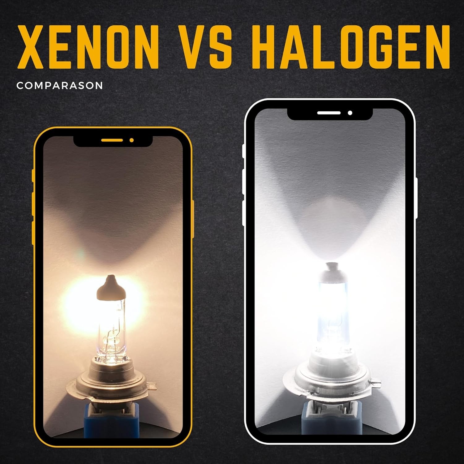 Argo H7 Headlight Bulbs 55w Xenon White 6000k 12v Car Headlight Bulb