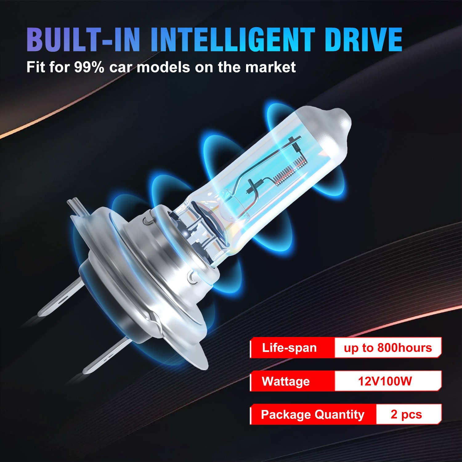 For Mercedes-Benz ML350 2003-2015 H7 H7 H11 Halogen Headlight Fog Light Bulbs