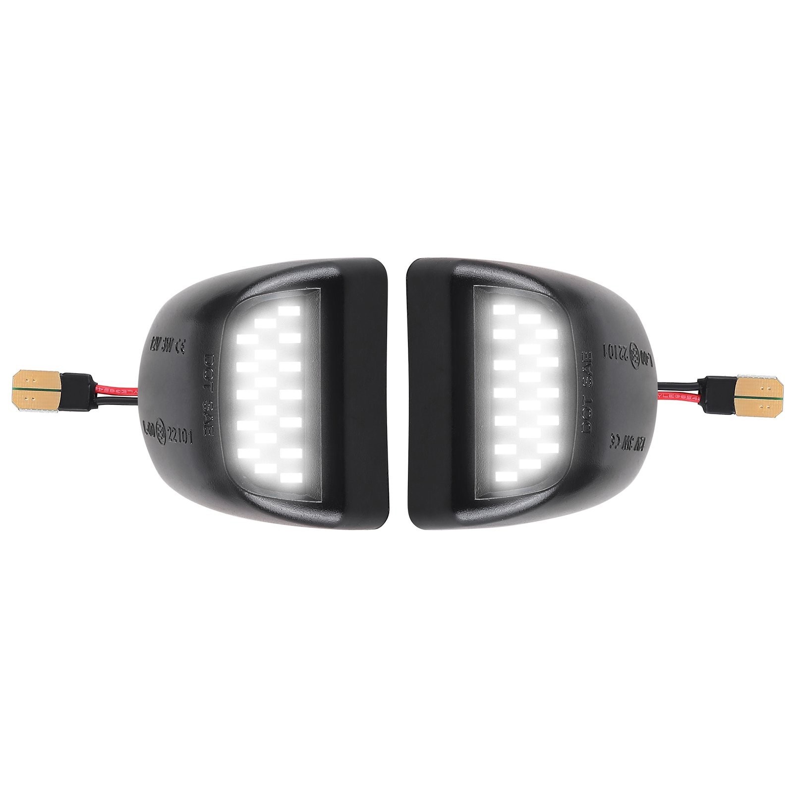 2x Bright White LED Tag License Plate Light Rear For Chevy Silverado 1500 99-13