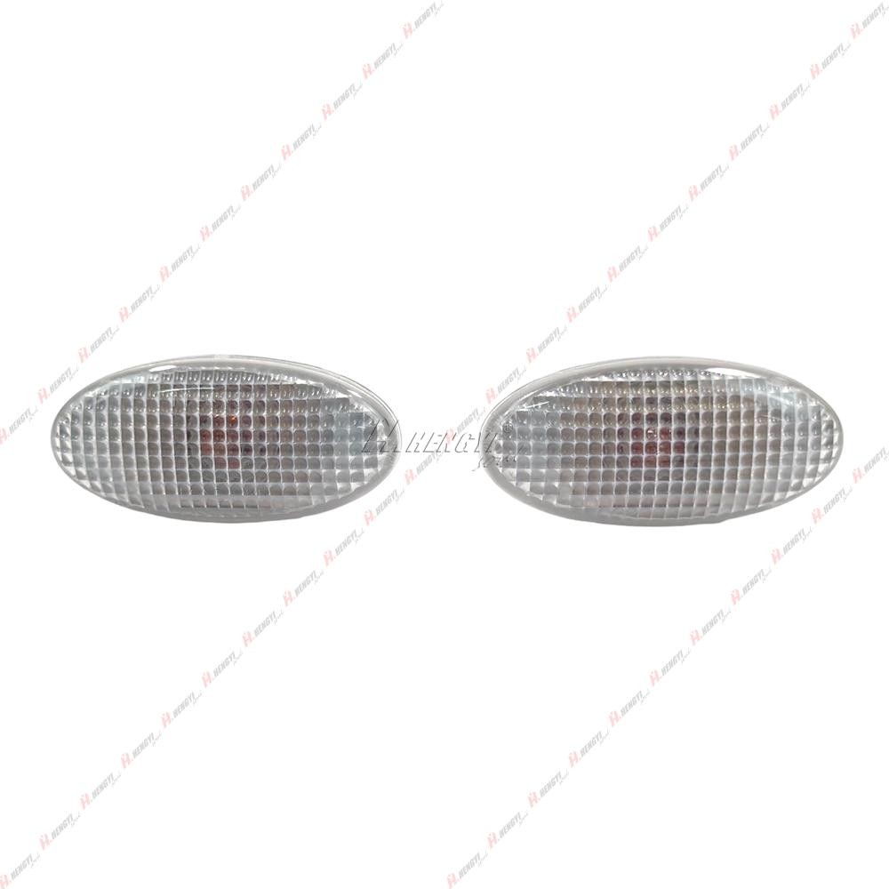 Pair Clear Front Fender Side Marker Indicator Lights For MAZDA BT-50 2006-2011