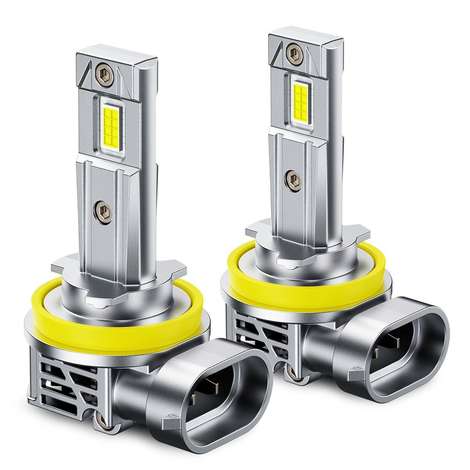 2x120W H11 H8 LED Headlights Kit Bulb 6500K H/L Beam Super White Bright 33000LM