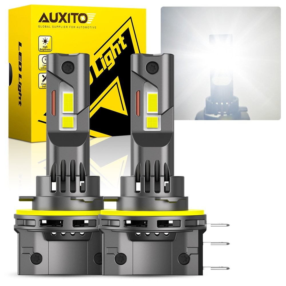 2-4PC AUXITO H15 LED Headlight Bulb Canbus Error Free High Beam DRL 30000LM GF A