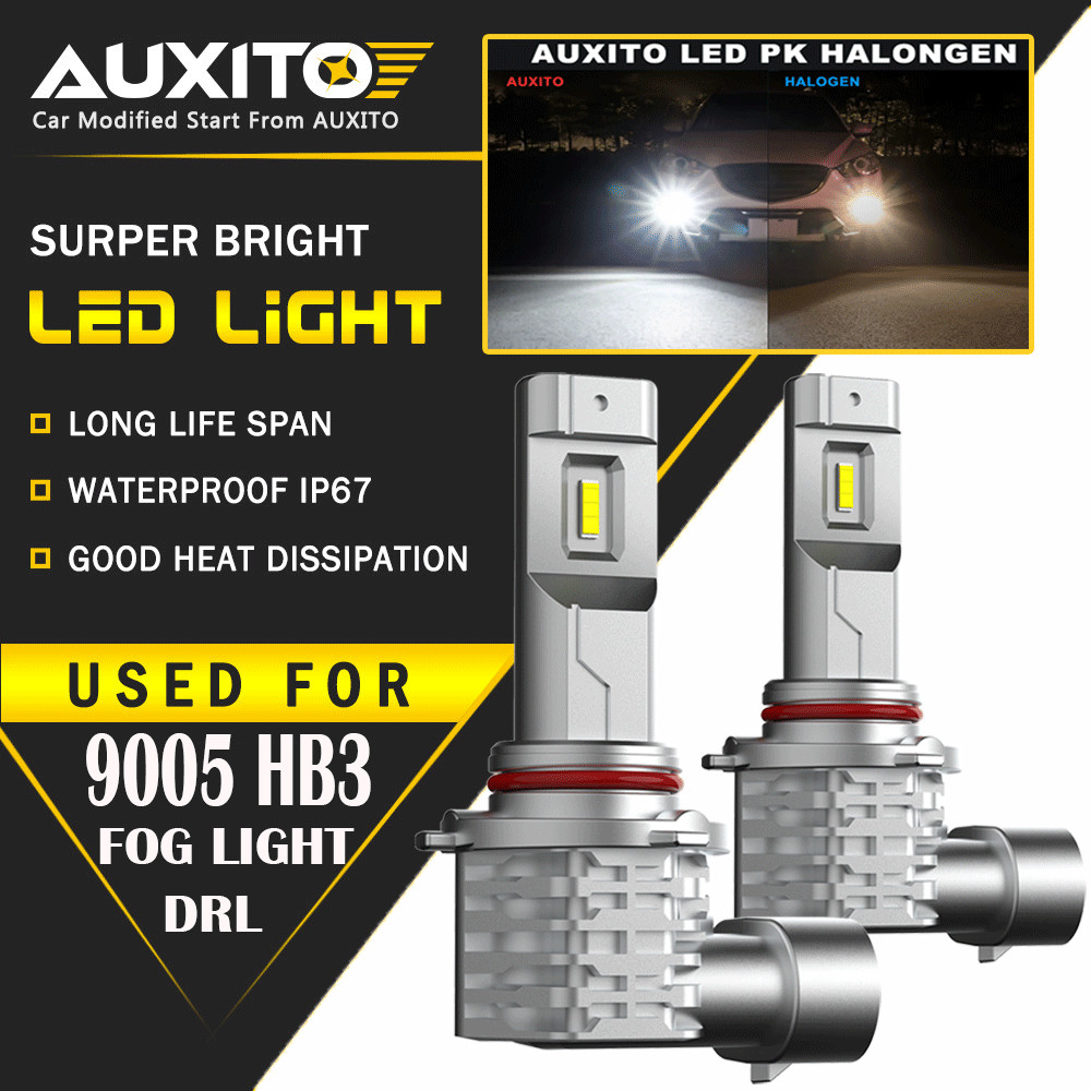 CANBUS 9005 LED Super Headlight Bright Bulbs Kit White 30000LM High/Low Beam H D