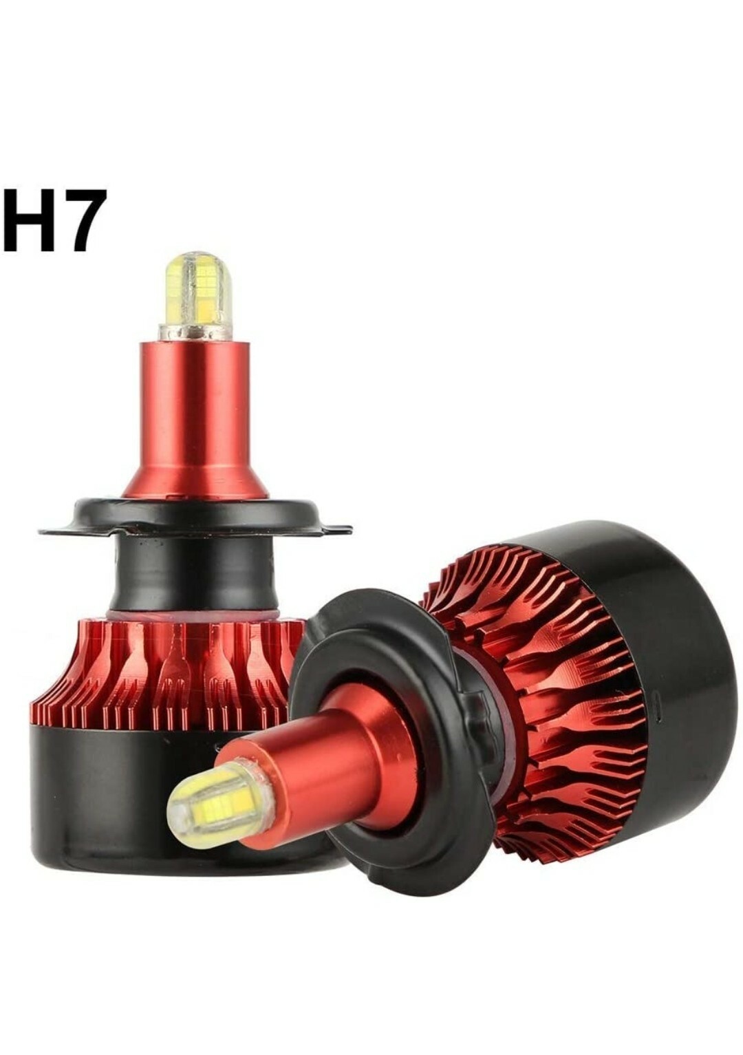 LED Light Kit 360 Degrees H7 H1 60W Lens Headlights 12,000 Lumen