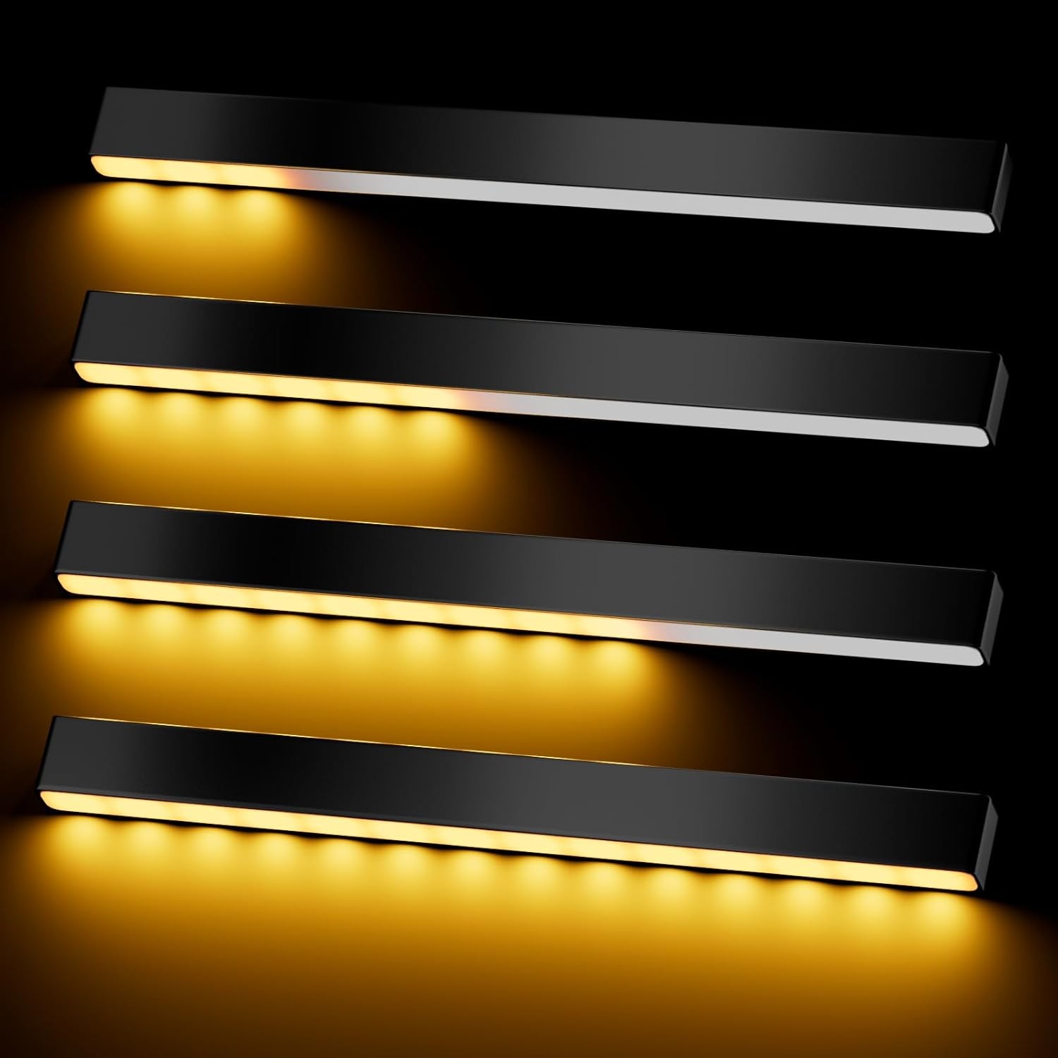LED Daytime Running Light DRL Pair Sequential Turn Signal Grill Light Assembly