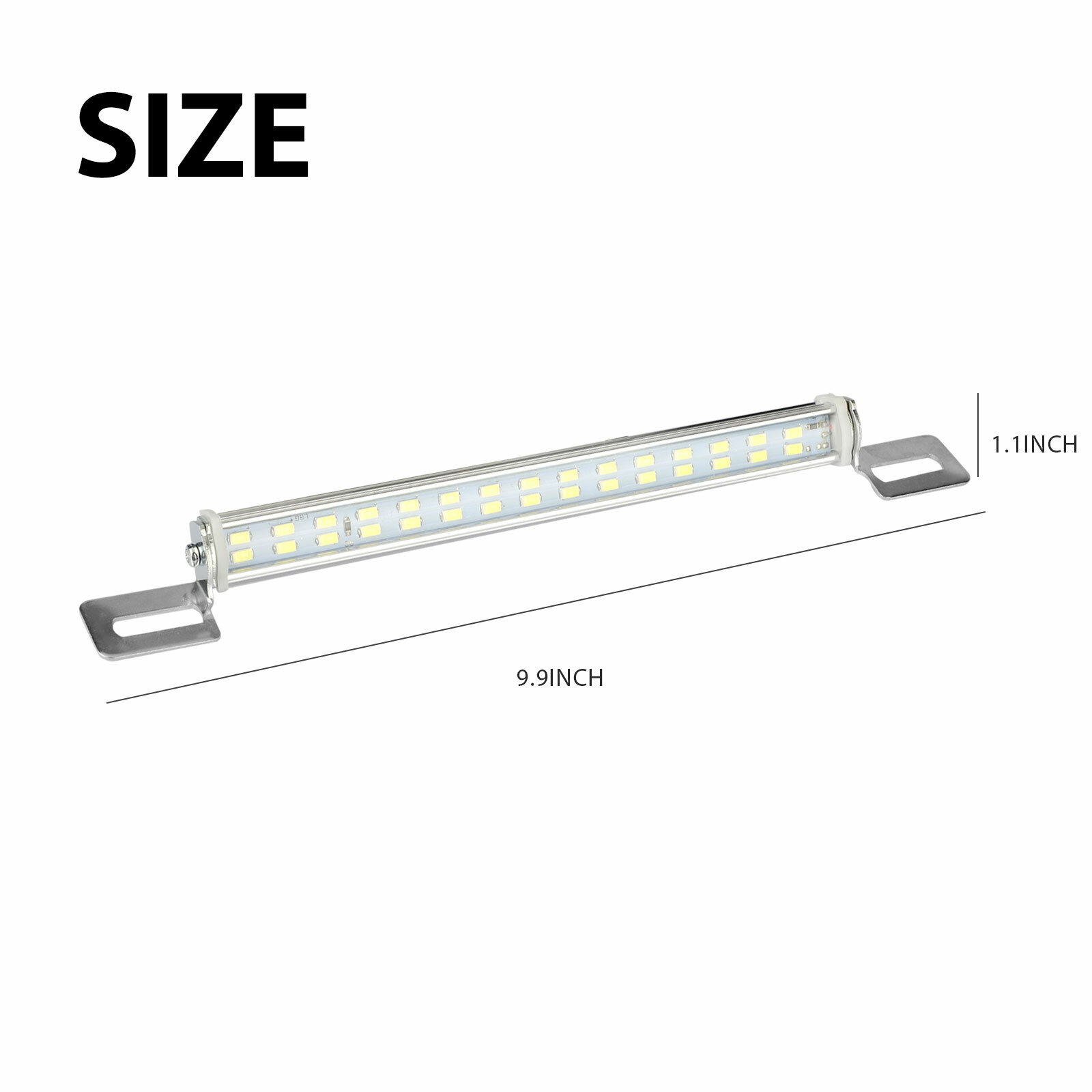 Universal License Plate LED Back Up Light Car SUV Truck RV 6000K Super White 12V