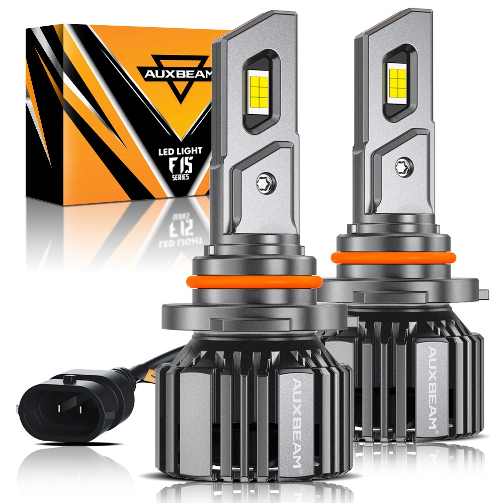 AUXBEAM LED 9005 9006 H11 Headlight Fog Light Kit High Low Beam Bulbs Canbus 90W