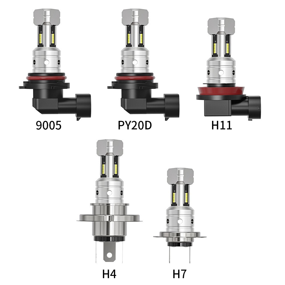 2x 9005 LED Headlight Bulb Kit High Low Beam 60000LM Super Bright 6500K White