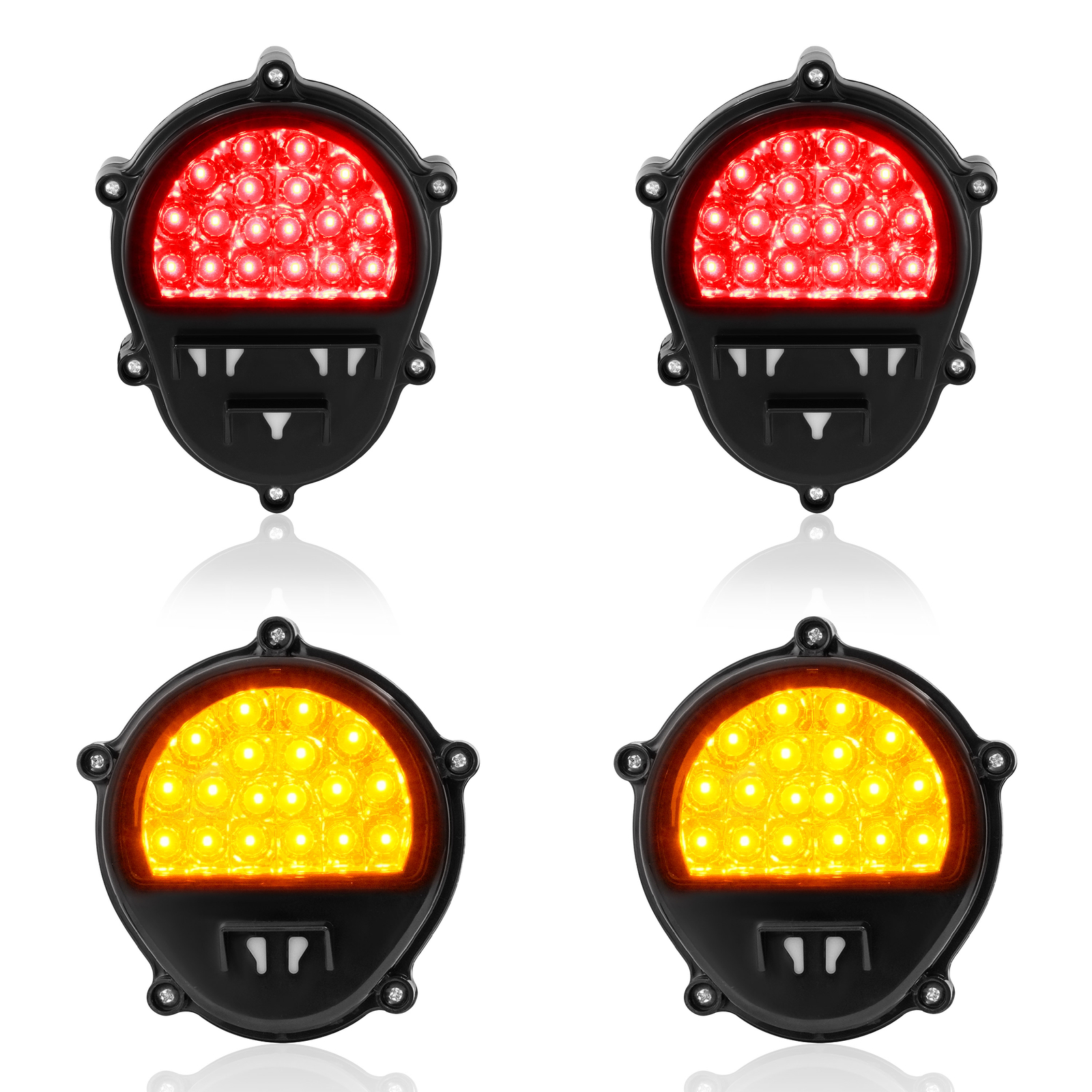 For HMMWV HUMVEE Military Trucks LED Side Marker Lights+Brake Lights+Turn Signal