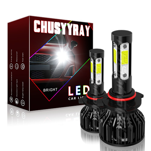 LED Headlight Kit 9005 White Bulbs High/Lo Beam for Chevy Malibu 2016 2017 2018