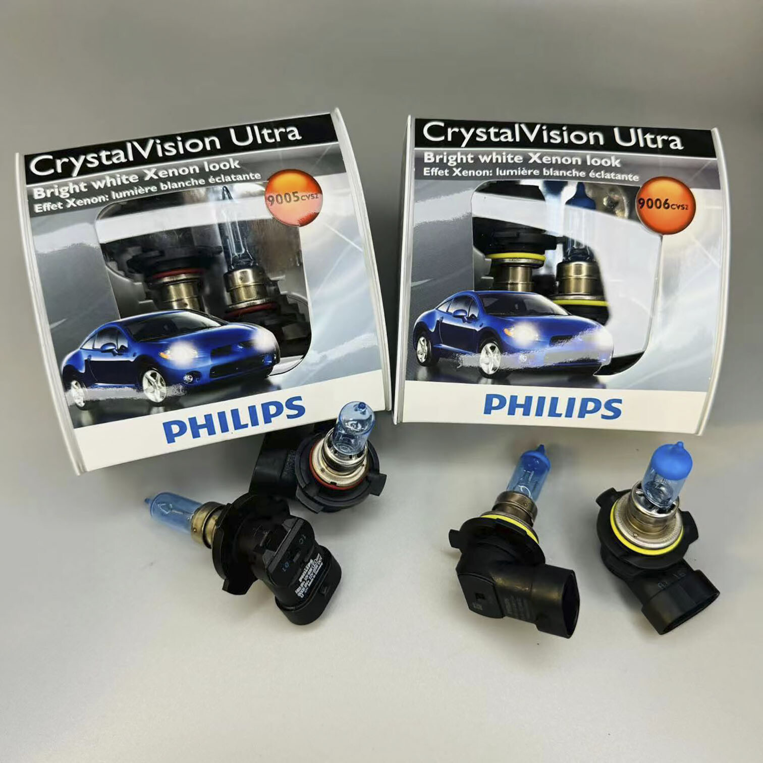 PHILIPS 9005 9006 CrystalVision Ultra Headlight Bulb For BMW Cadillac Dodge Ford