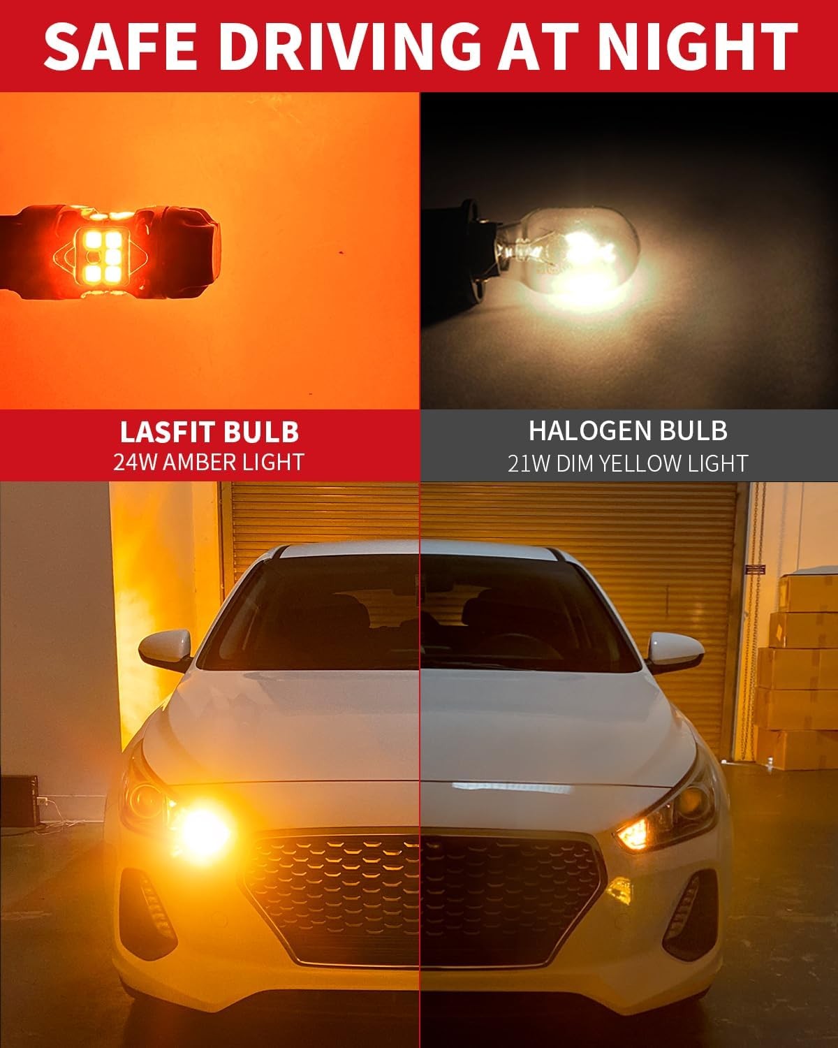 7440 LED Bulb Anti Hyper Flash Canbus 7443 Front or Rear Turn Signal Light 7444n