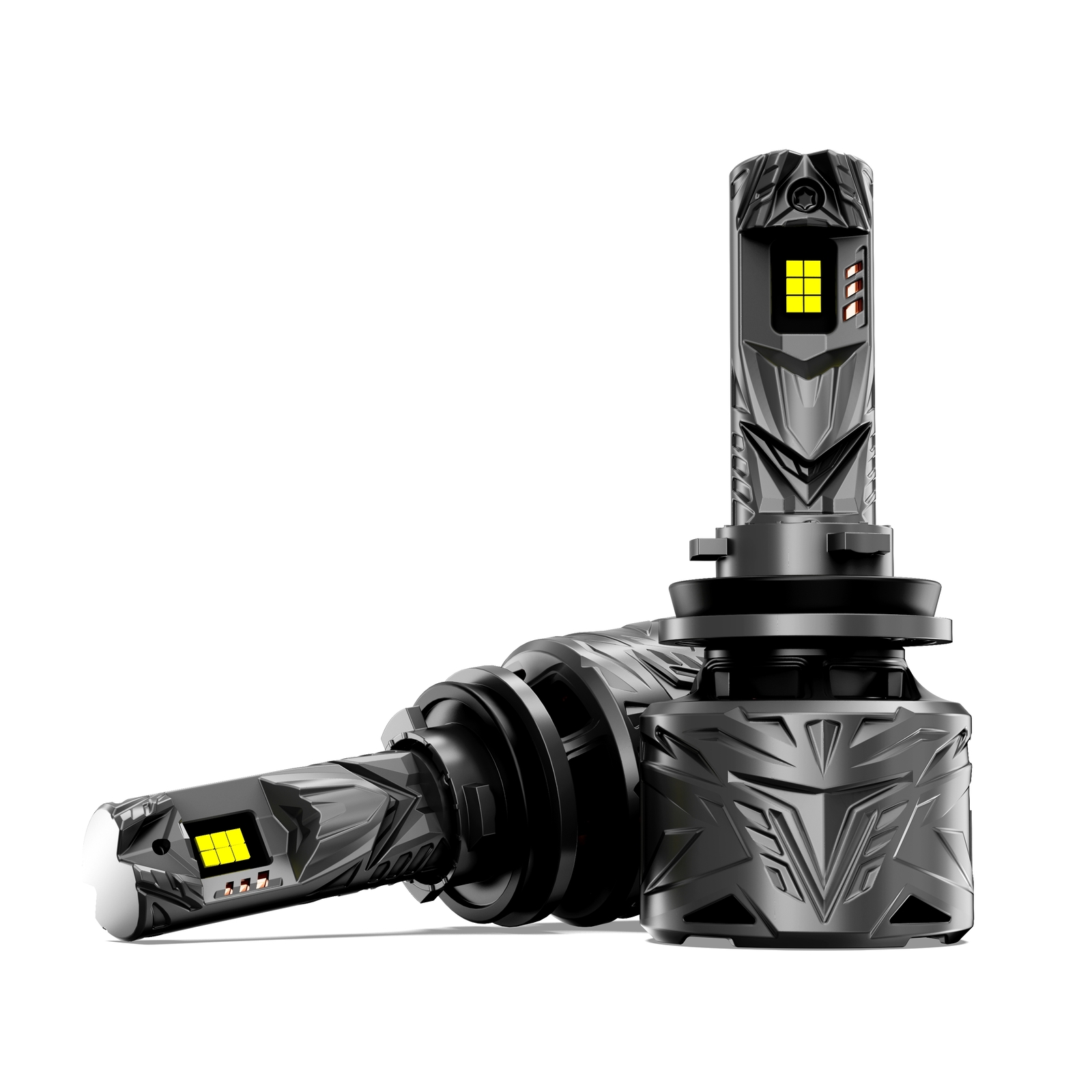 NOVSIGHT 240W 50000LM H7 LED Headlight Bulbs Kit High Low Beam 6500k Super White