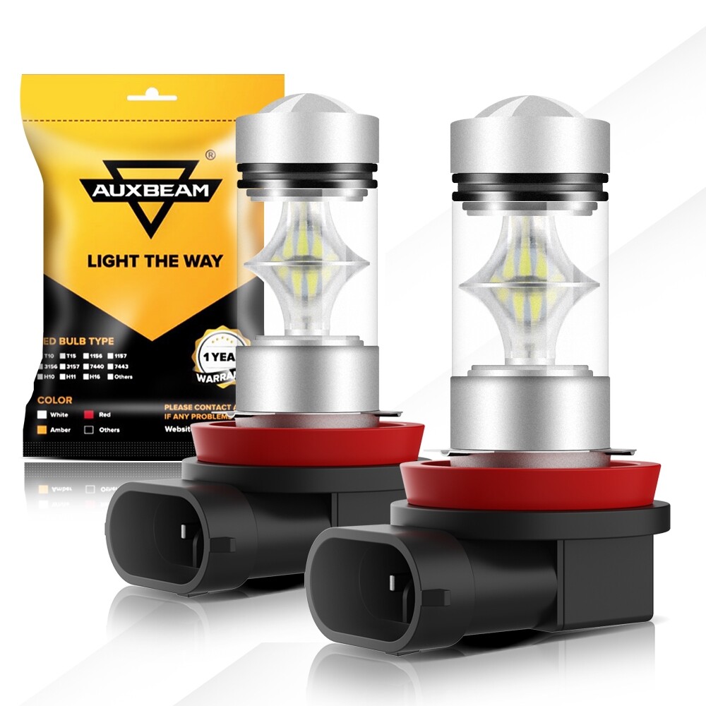 3Pairs AUXBEAM 9005+9006+H11 Canbus LED Headlight & Fog Bulbs Super Bright White
