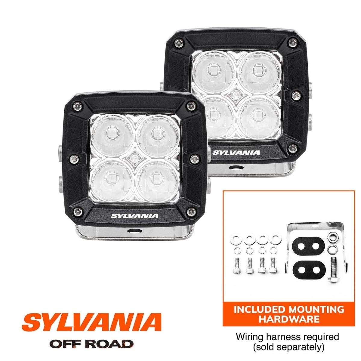 SYLVANIA – Ultra 3 Inch Cube LED Light Pod – Lifetime Limited Warranty – Spot