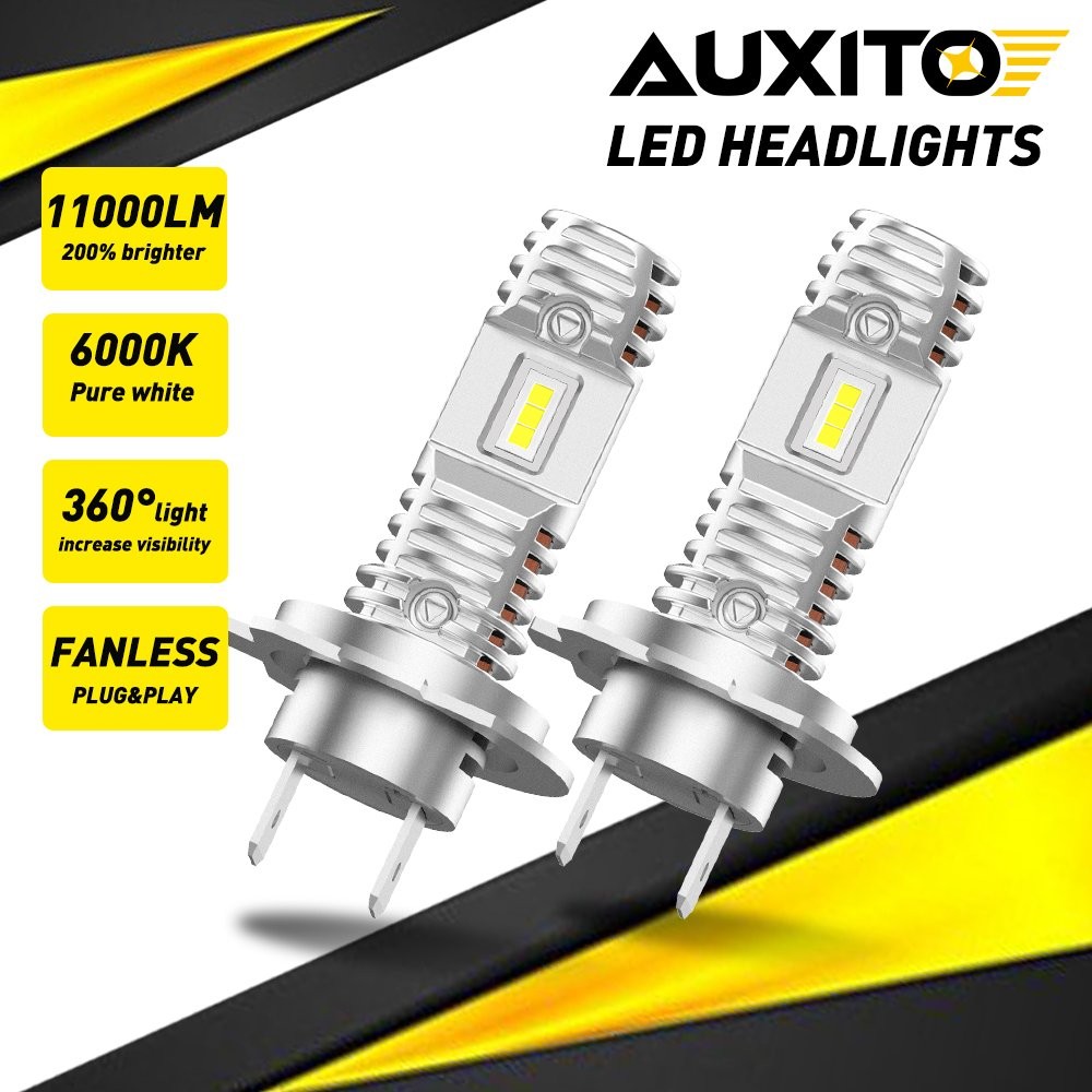 H7 LED Headlight Bulbs For Yamaha YZF-R6 2003-15 YZF-R1 2006 07 08 09-16 16000LM