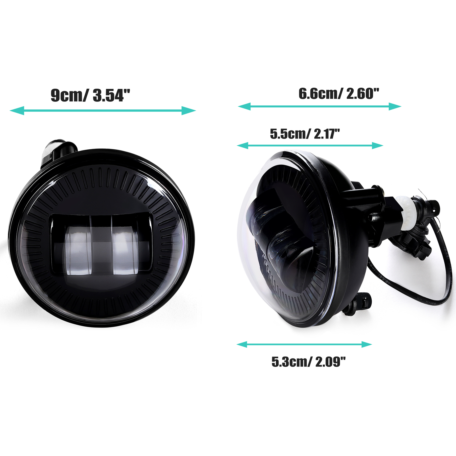 For Chevy Avalanche Suburban Tahoe GMC Yukon Acadia 07-14 LED Fog Lights Lamps