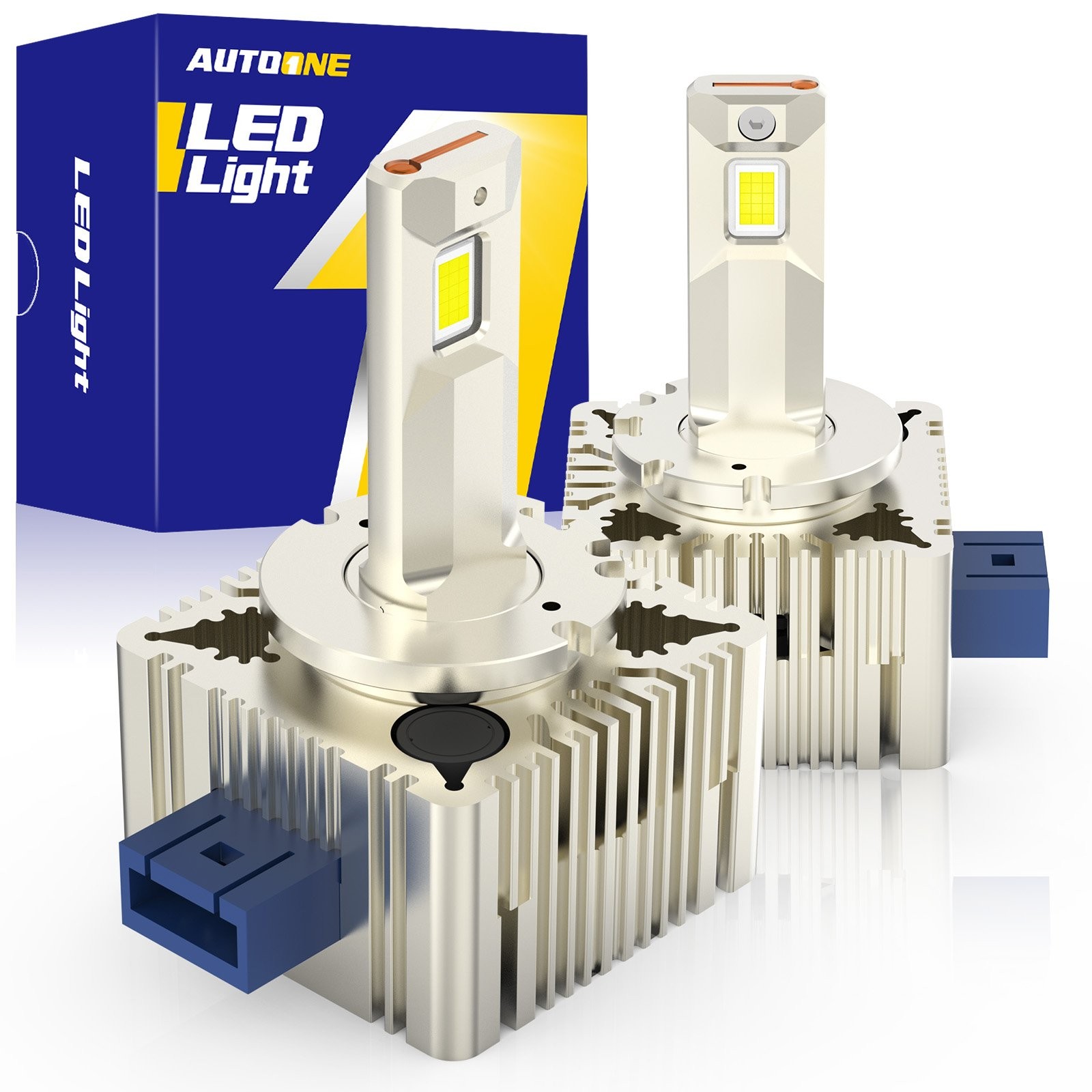 LED Headlight Bulb D3S D3R High Low Beam HID Xenon Conversion Kit 24000lm 2pcs C