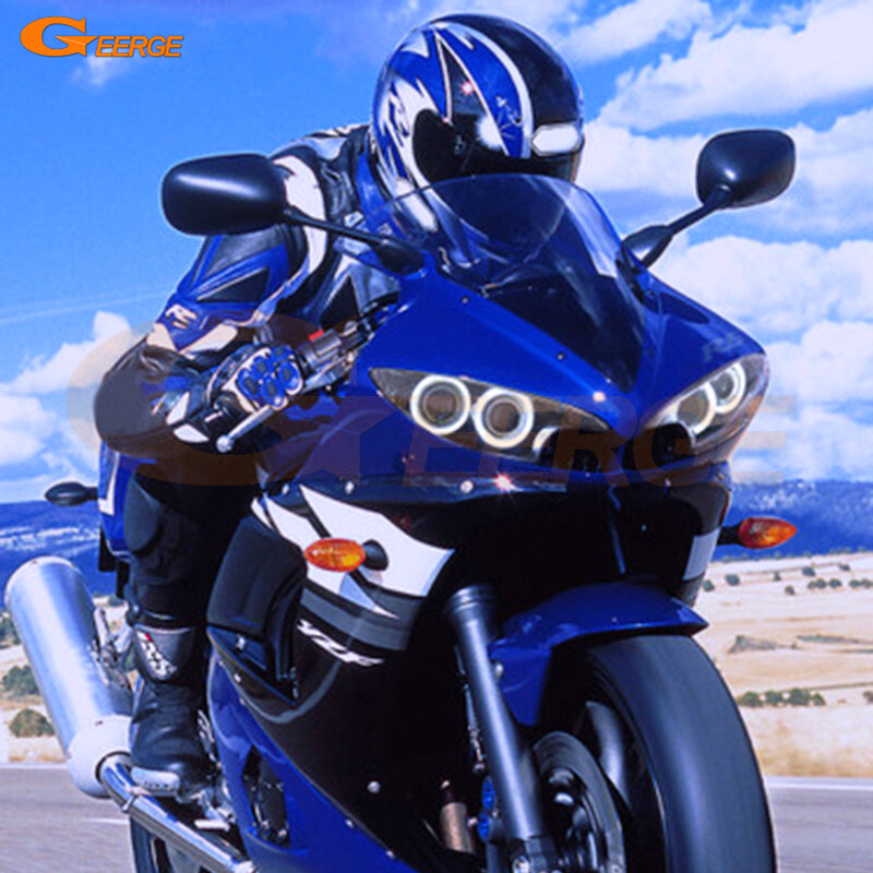 For Yamaha Yzf R6 R6S Ultra Bright COB Led Angel Eyes Kit Halo Rings