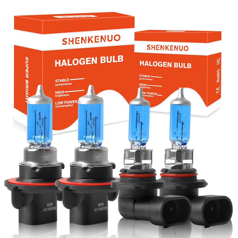 H13 9008 9145 Halogen Headlight Fog Light Bulbs For RAM 1500 2500 3500 2011-2012