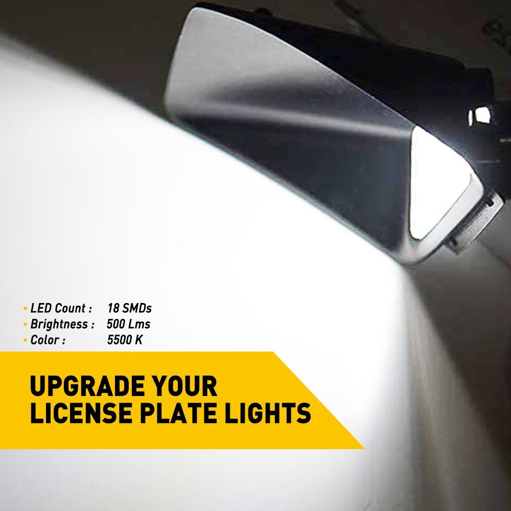 Pair LED License Plate Lights Fit For 2004-2012 Chevrolet Colorado Canyon GMC EO