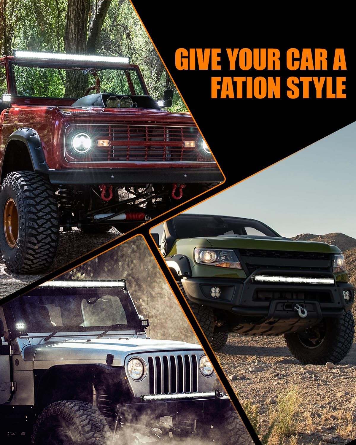 COLIGHT LED Light Bar 20 inch White Off Road Spot & Flood Combo For Trucks SUV