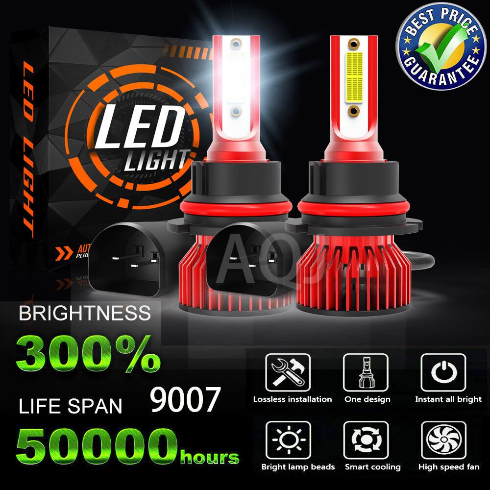 9007 HB5 LED Headlight Kit for Dodge RAM 1500 2500 3500 1994-2001 High/Lo Beam