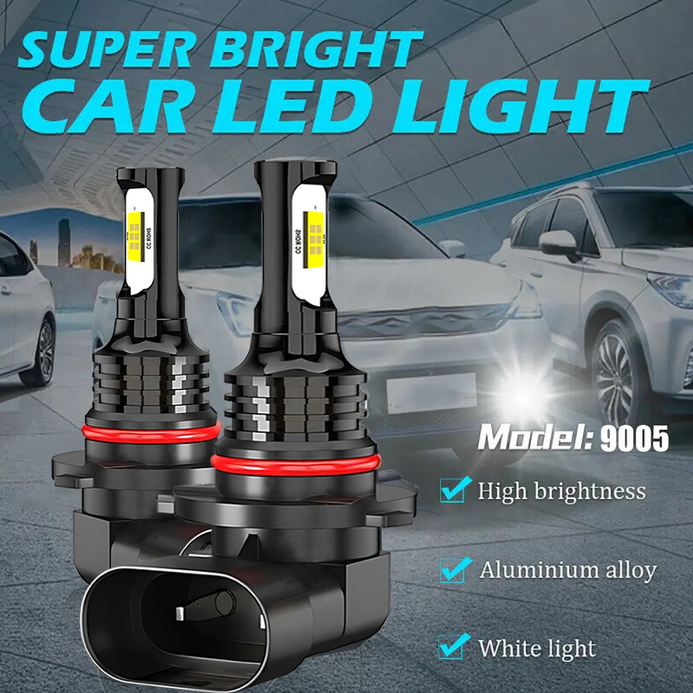 9005+H11 LED Headlight Bulbs Kit For Chevrolet Malibu 2013-2021 High Low Beam