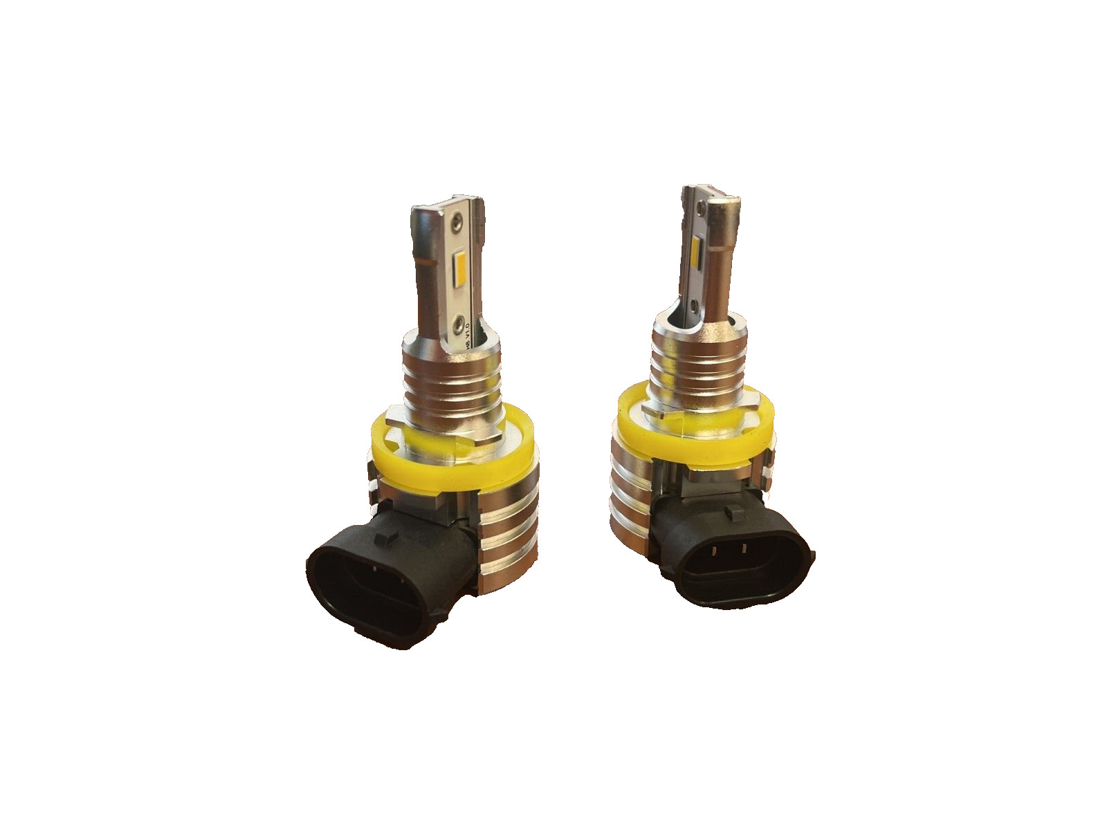 AILEO LED Fog Light Bulb H8 H16 H11 3000K Amber Yellow 8000 Lumens (2 bulbs)
