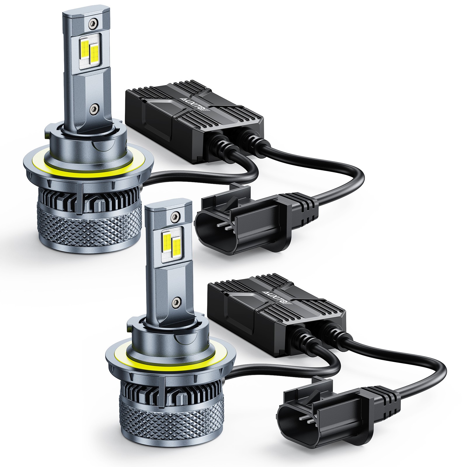 2-20 H13/9008 LED Headlight Bulb High Low Beam 6500K White Lamp Canbus X5-Series