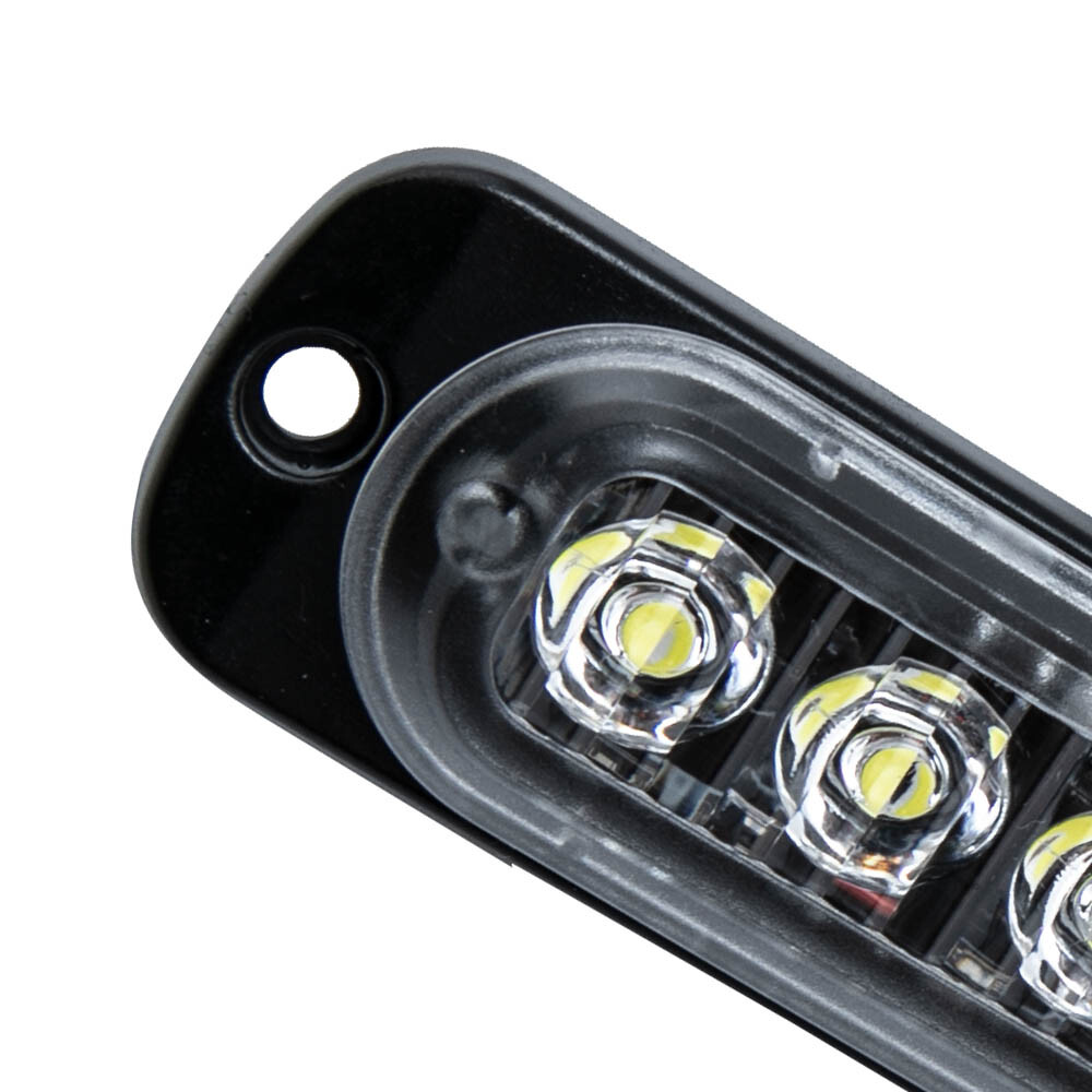 Yellow / White 10 LED Lights For Off road 4300k Diecast Aluminum Housing 18W