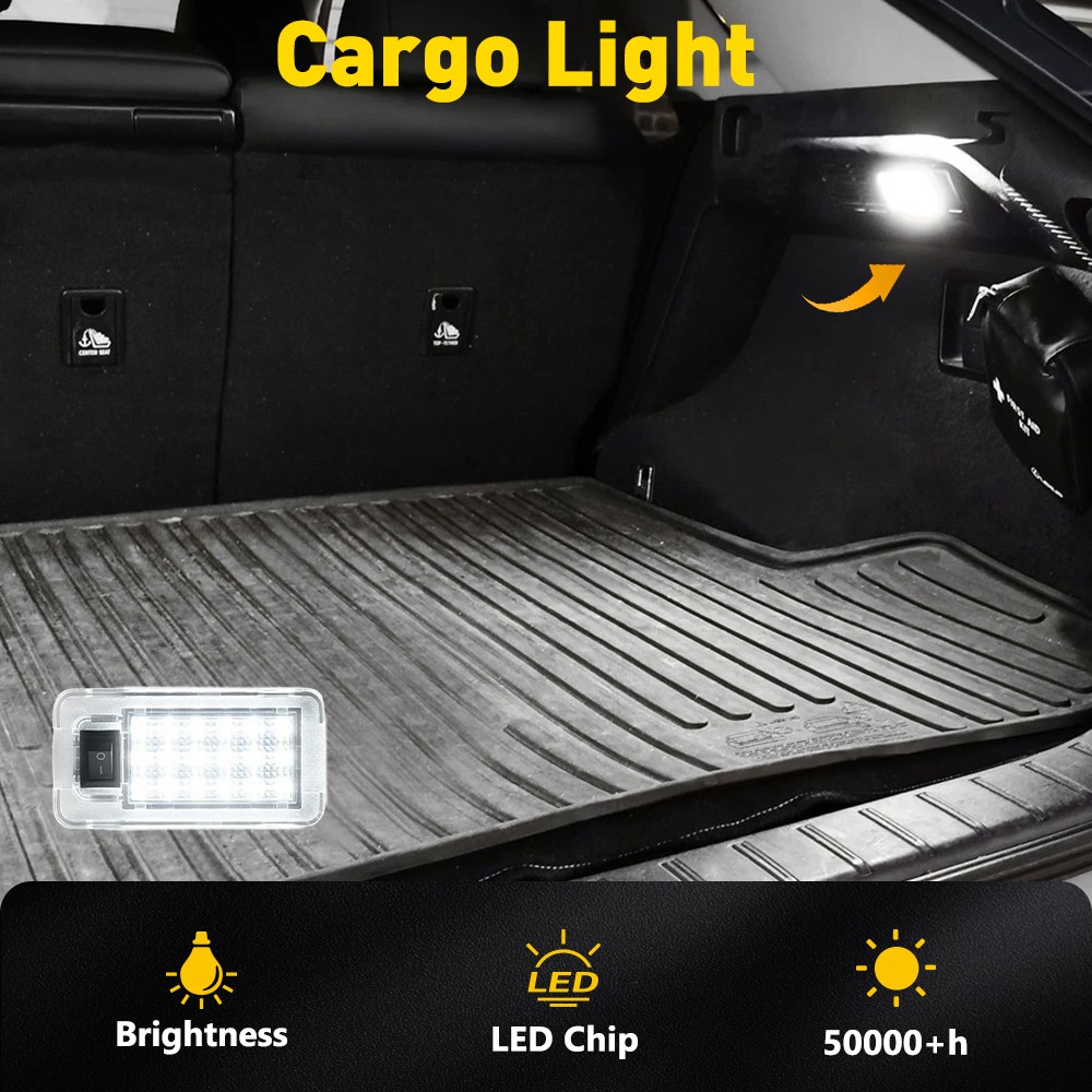 Clear White Led Trunk Luggage Cargo Area Light Lamp For Toyota Lexus 81330-11010