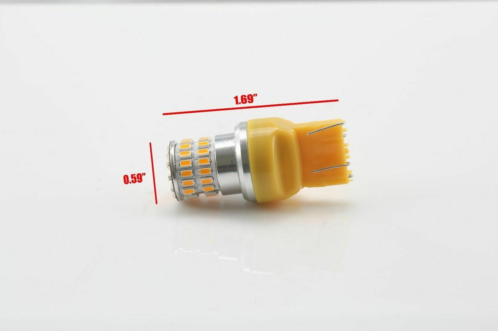 7443 High Power 3014 LED Chips Super Bright RED Brake Light Bulb