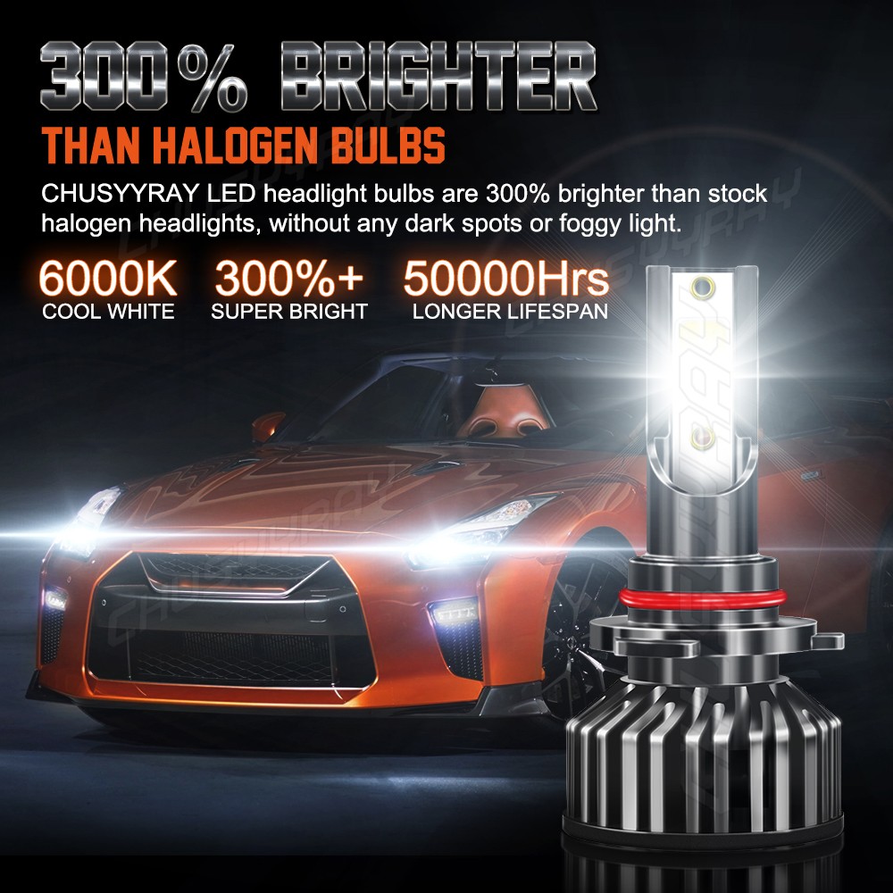 For Cadillac SRX 2004-2009 6Pc LED Headlight High/Low Beam + Fog Light Bulbs A++