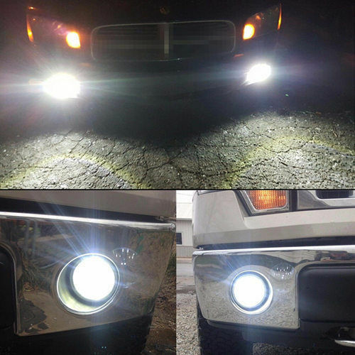 2X H8 H11 COB LED 6000k Super White High Power 160W Fog Light Bulbs Lamp Set