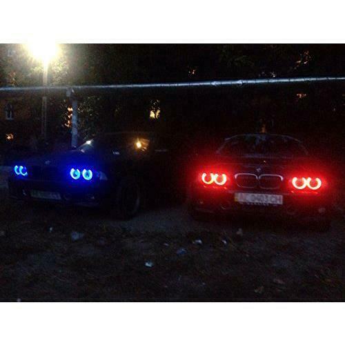 2pcs RGB Phone Control WIFI Halo Angel Eyes LED For BMW 525i 530i 650i 745i