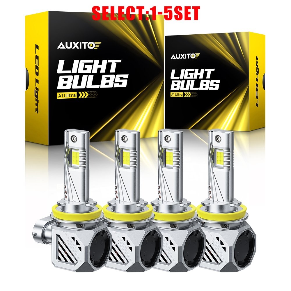 H11 H8 LED Headlight Bulbs High Low Beam 6500K CANBUS Error Free Combo 4 4-20X