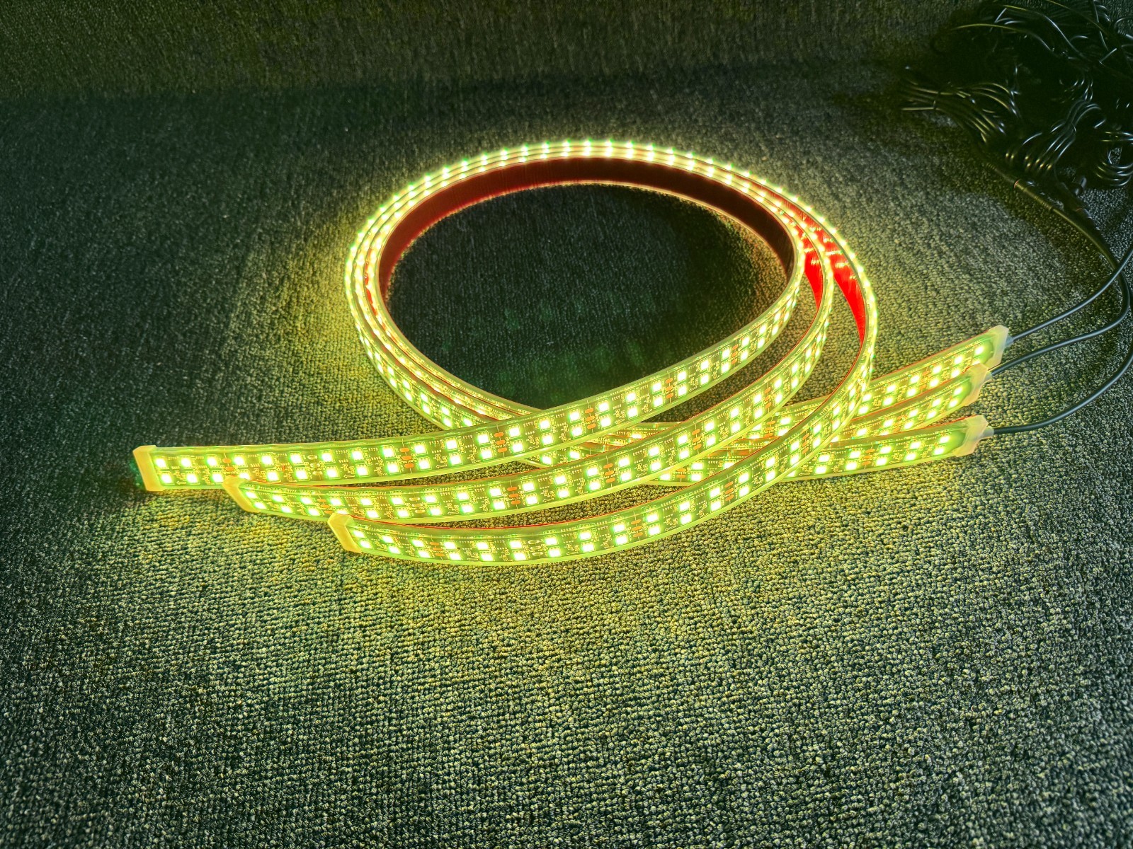 Dream Color Double Row 2x 4FT +2x 6.5FT CHASING Underglow Light Bluetooth Strips