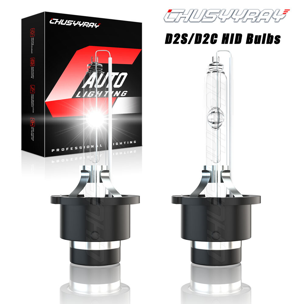 D2S/D2R / D2C HID Xenon Replacement Low/High Beam Headlight White 1 Pair 6000K